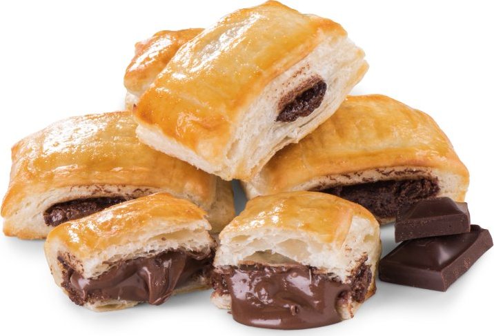 Mini Folhado de Chocolate
