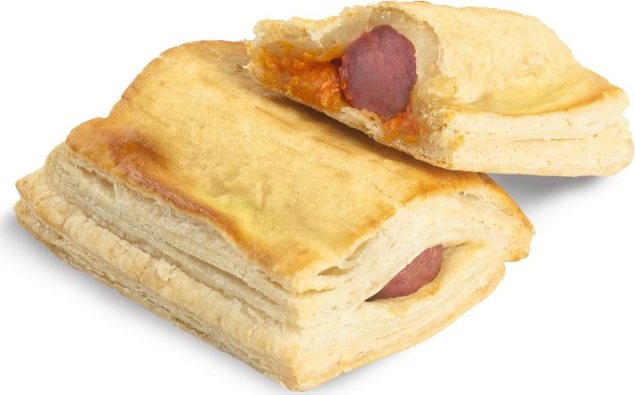 Folhado de Salsicha