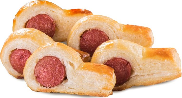 Mini Folhado de Salsicha